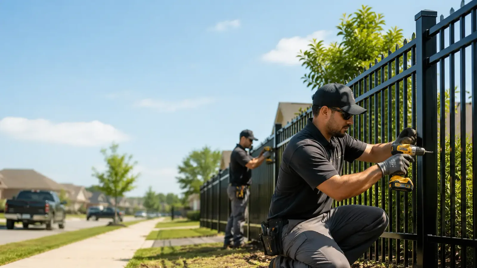 Metal Fence Installation in Owings Mills, MD